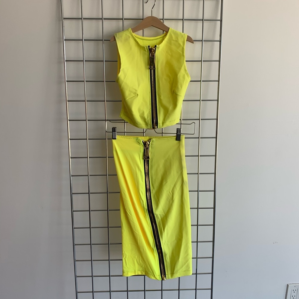Neon zipper set